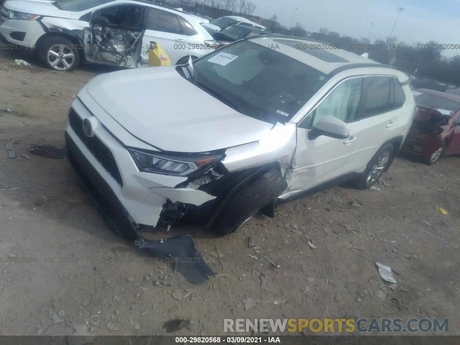 2 Photograph of a damaged car 2T3A1RFV9MW140459 TOYOTA RAV4 2021