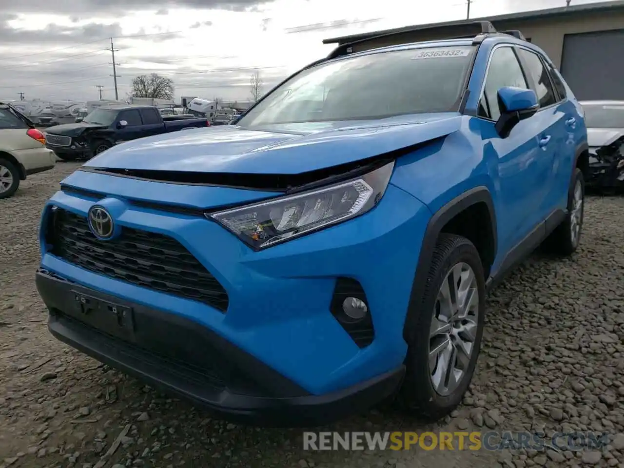 2 Фотография поврежденного автомобиля 2T3A1RFV9MW184025 TOYOTA RAV4 2021