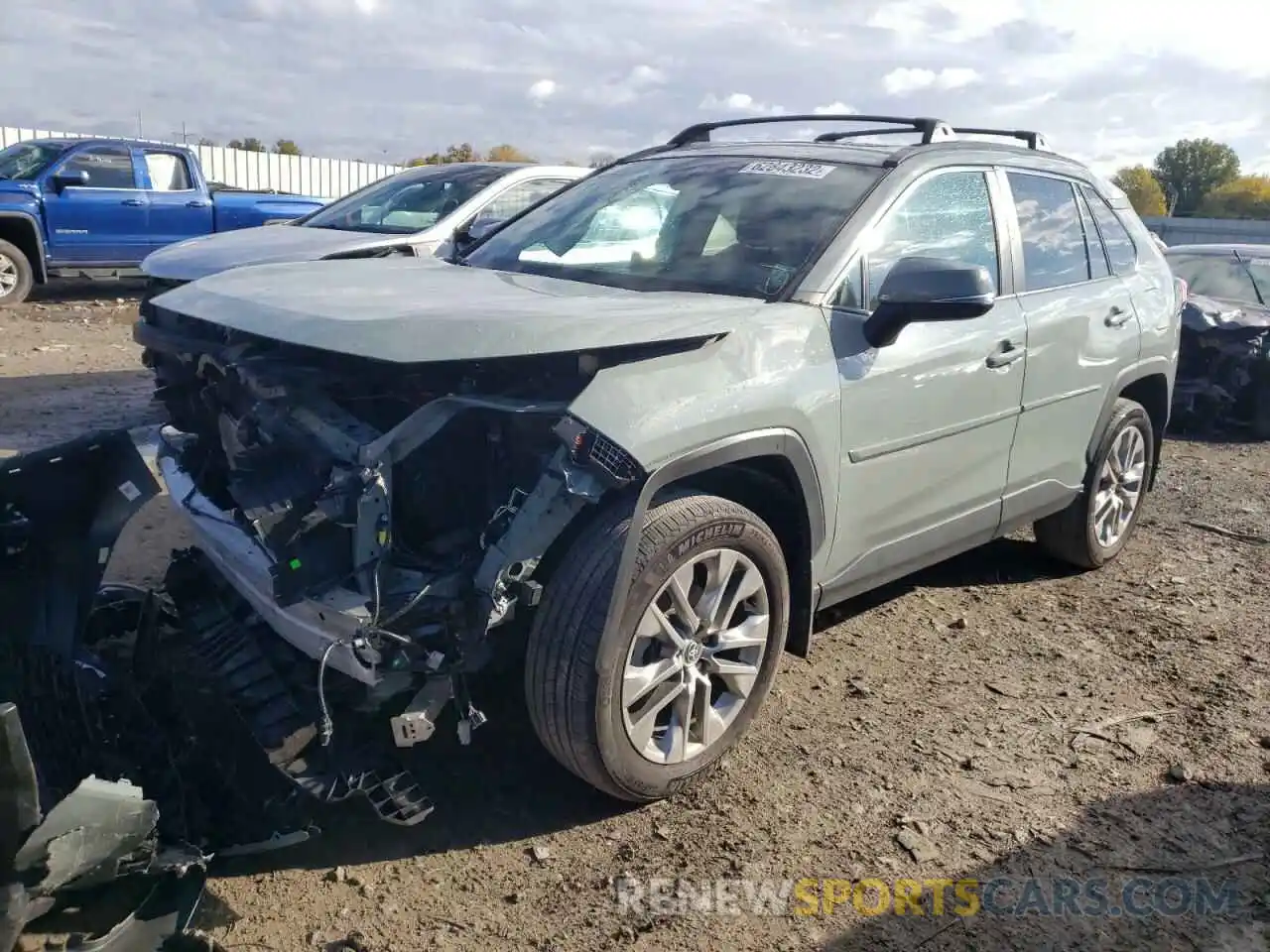 2 Photograph of a damaged car 2T3A1RFV9MW214219 TOYOTA RAV4 2021