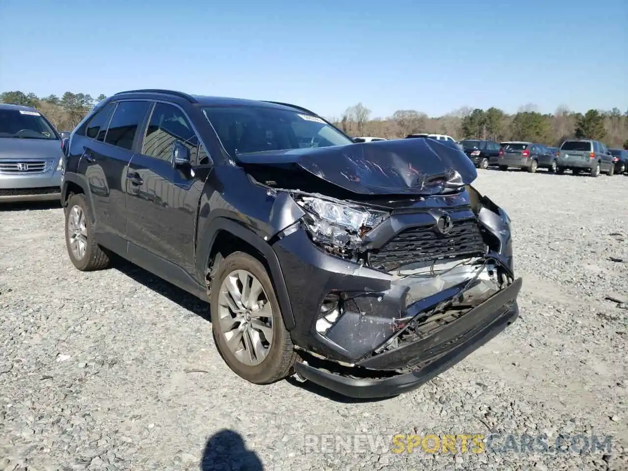 1 Photograph of a damaged car 2T3A1RFVXMC150600 TOYOTA RAV4 2021