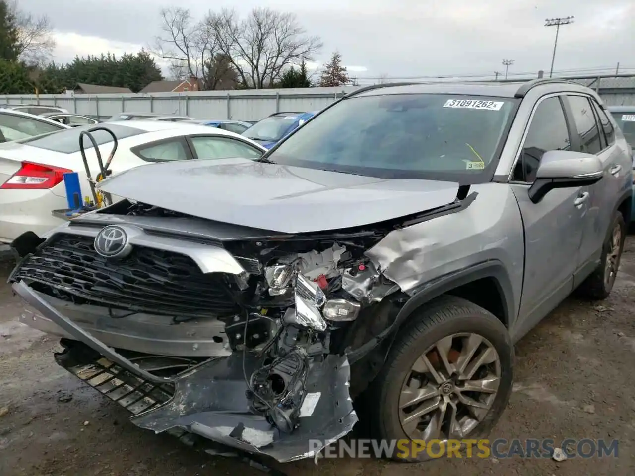 2 Photograph of a damaged car 2T3A1RFVXMC181488 TOYOTA RAV4 2021