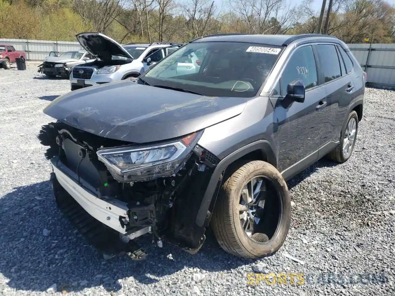 2 Photograph of a damaged car 2T3A1RFVXMC210360 TOYOTA RAV4 2021