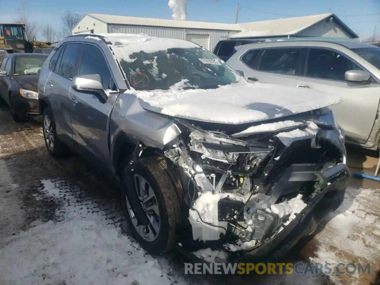 1 Photograph of a damaged car 2T3A1RFVXMC238756 TOYOTA RAV4 2021