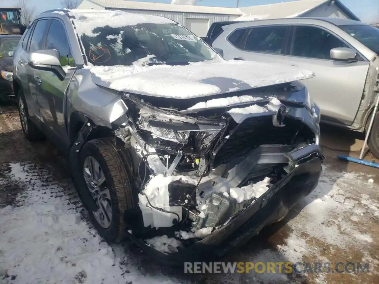 9 Photograph of a damaged car 2T3A1RFVXMC238756 TOYOTA RAV4 2021