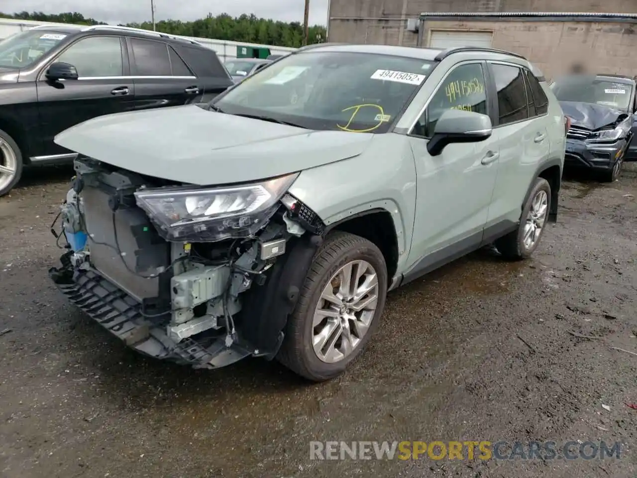 2 Photograph of a damaged car 2T3A1RFVXMW148067 TOYOTA RAV4 2021