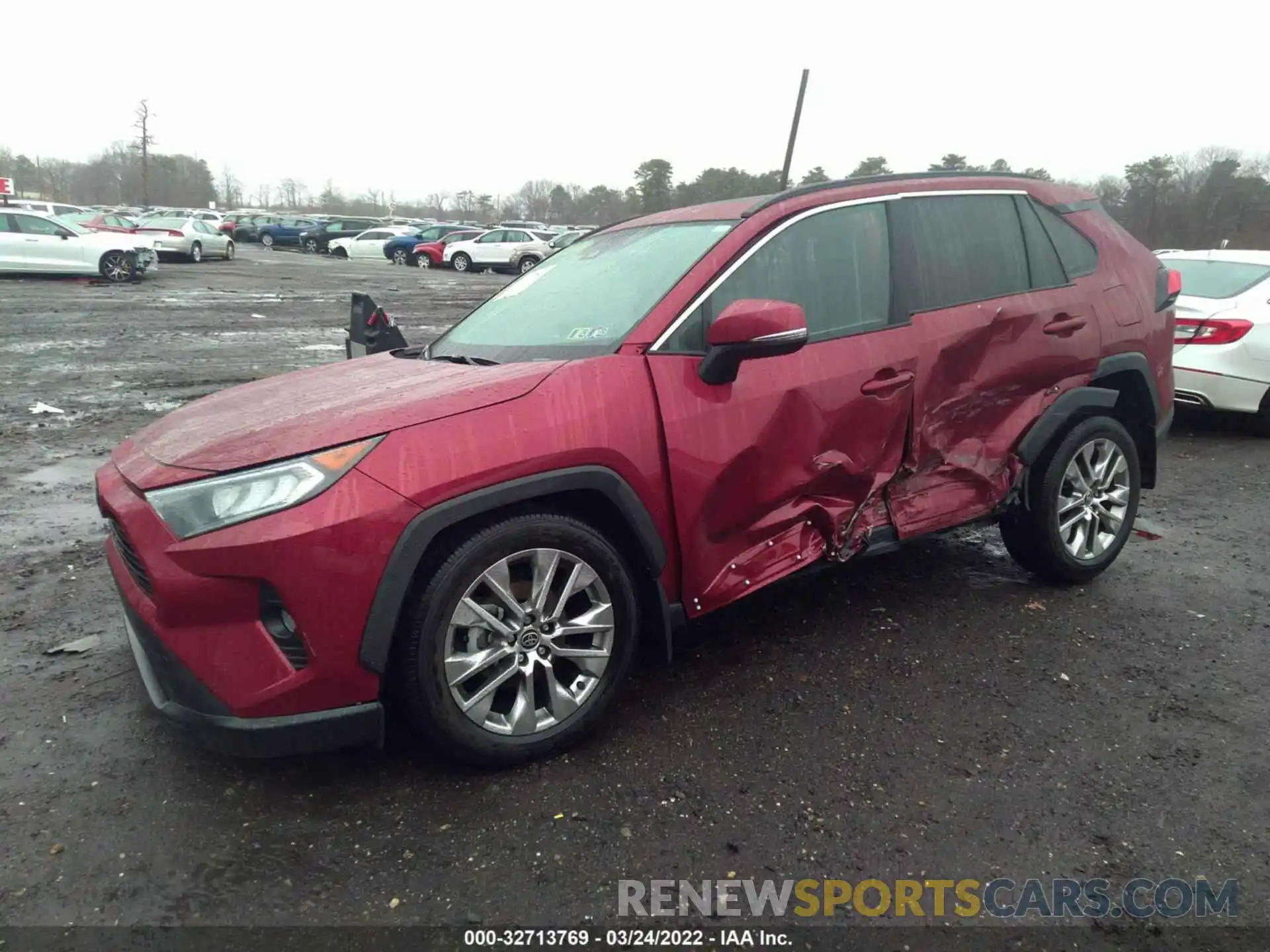 2 Photograph of a damaged car 2T3A1RFVXMW182963 TOYOTA RAV4 2021