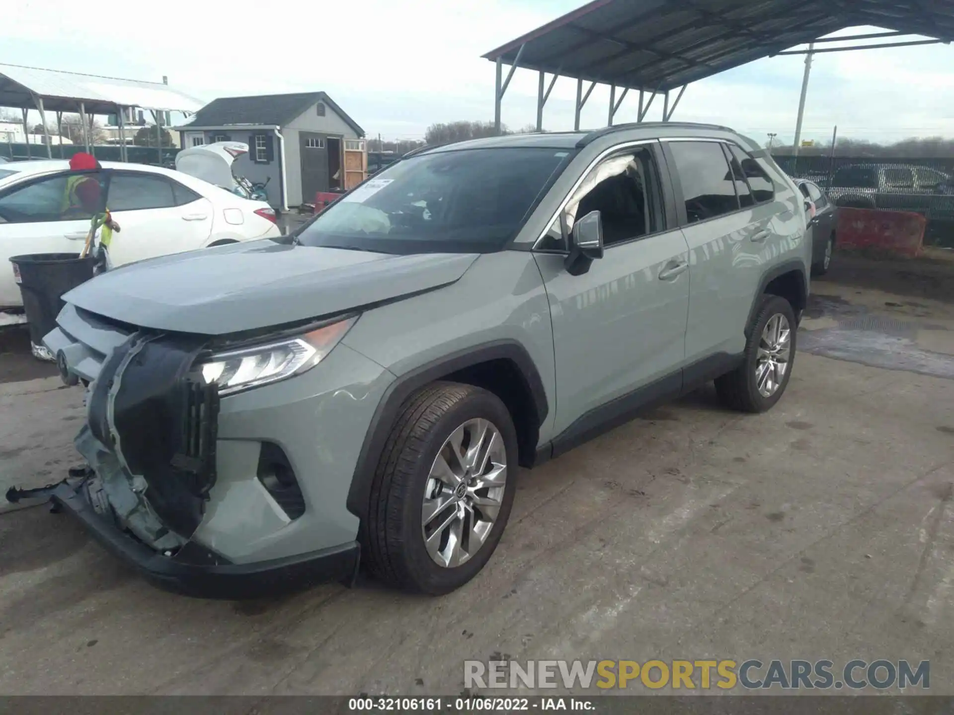 2 Photograph of a damaged car 2T3A1RFVXMW188083 TOYOTA RAV4 2021