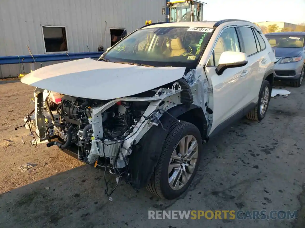 2 Photograph of a damaged car 2T3A1RFVXMW196295 TOYOTA RAV4 2021