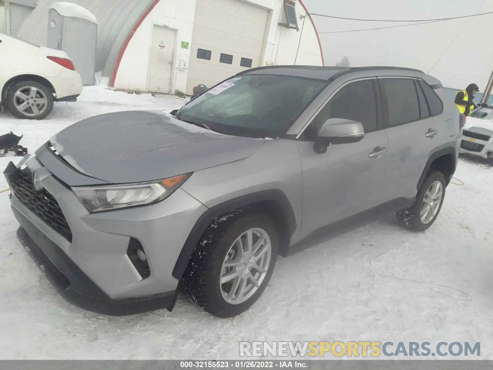 2 Photograph of a damaged car 2T3A1RFVXMW240389 TOYOTA RAV4 2021