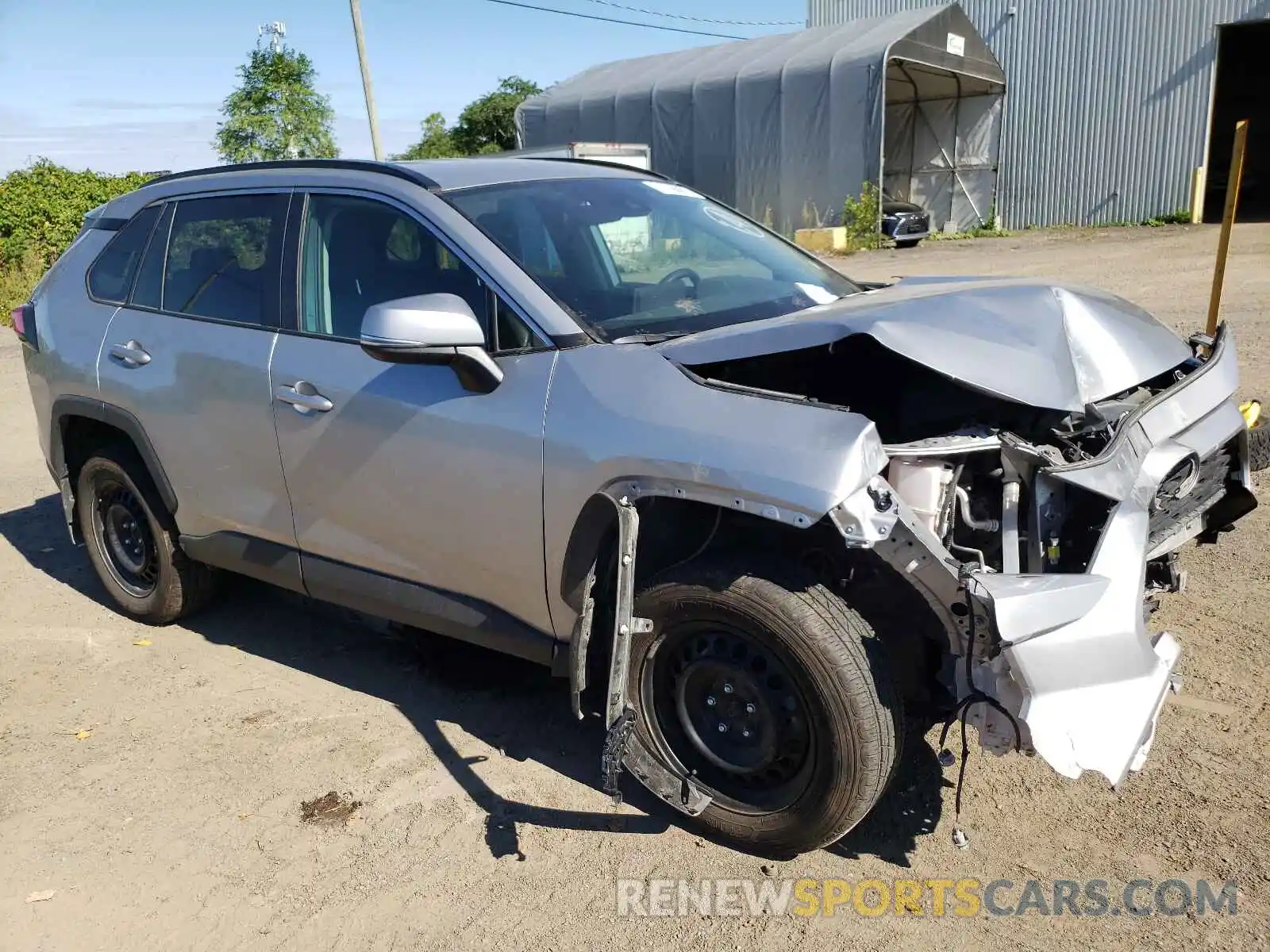 1 Photograph of a damaged car 2T3B1RFV0MC164624 TOYOTA RAV4 2021