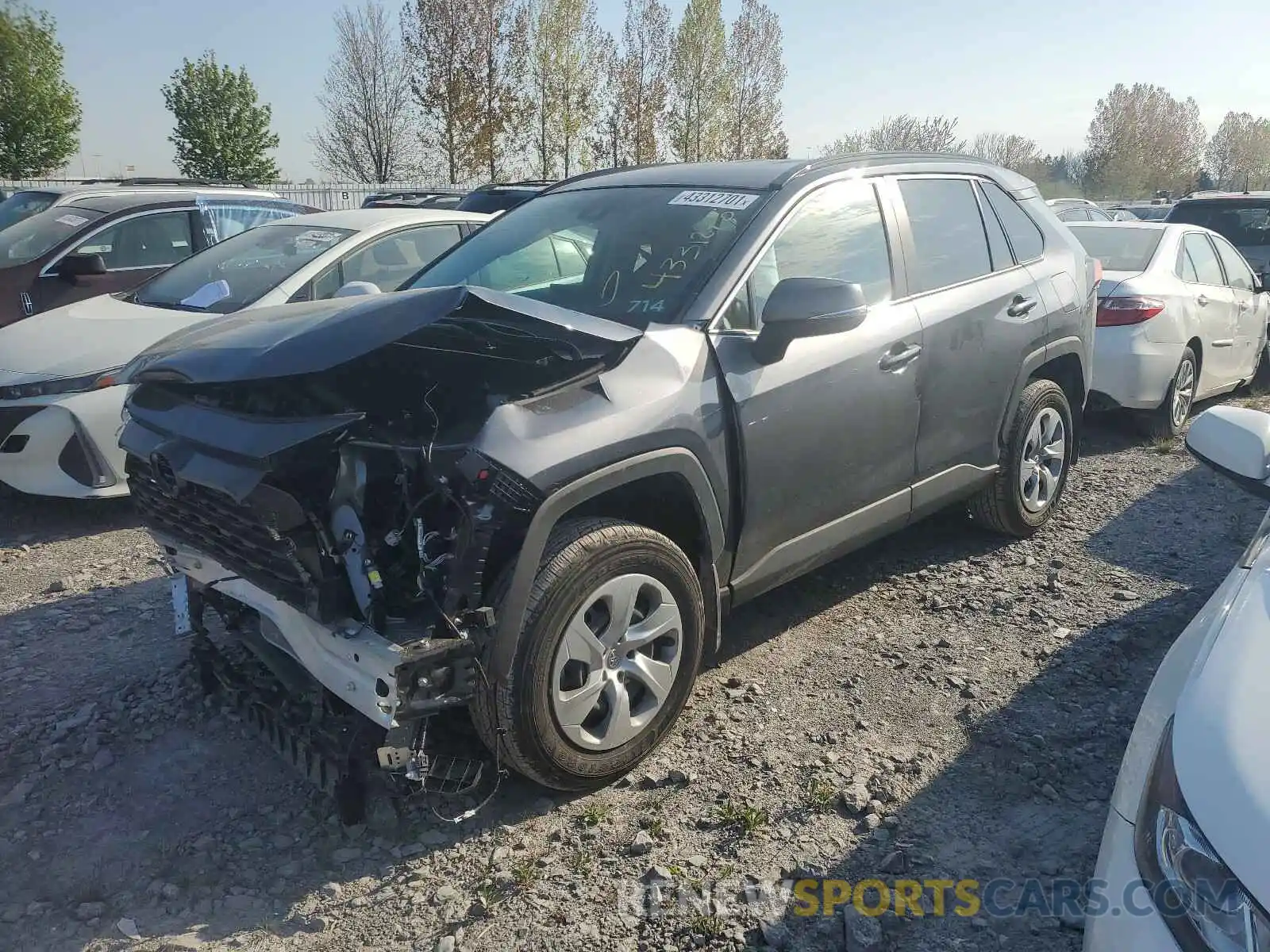 2 Фотография поврежденного автомобиля 2T3B1RFV1MC185465 TOYOTA RAV4 2021