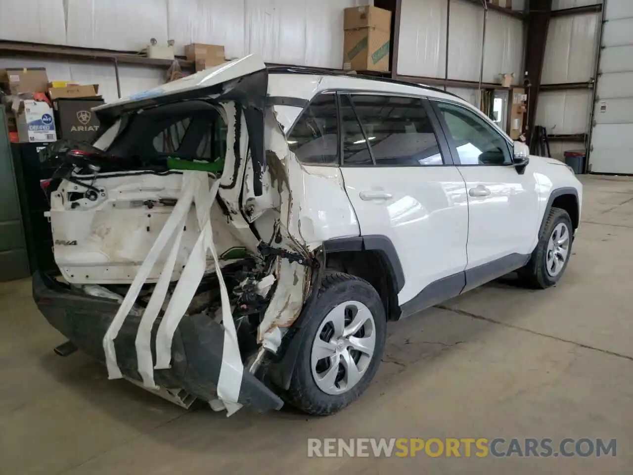 4 Photograph of a damaged car 2T3B1RFV3MC222693 TOYOTA RAV4 2021