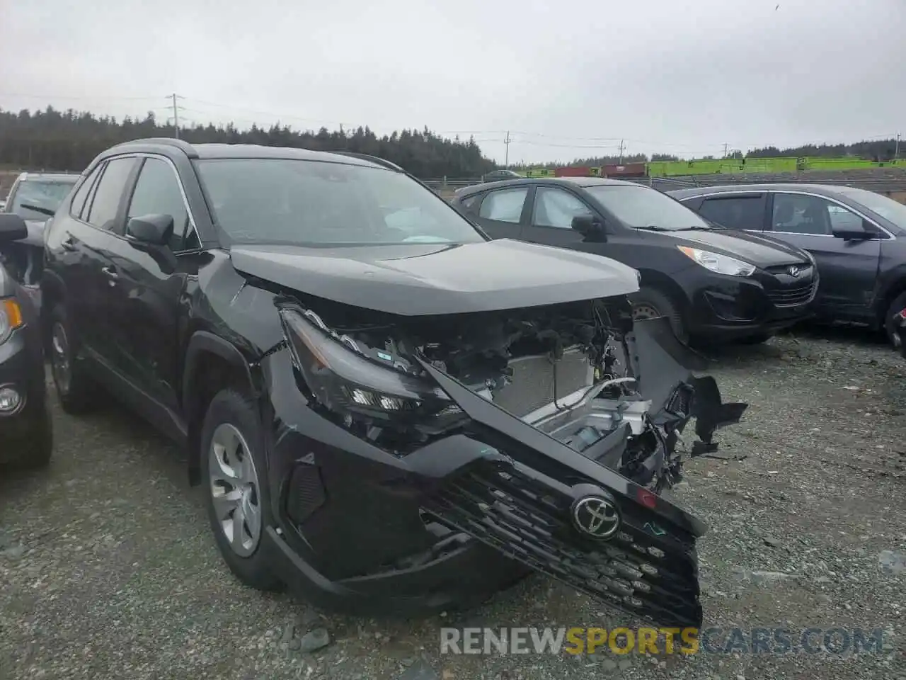 1 Photograph of a damaged car 2T3B1RFV5MC182357 TOYOTA RAV4 2021