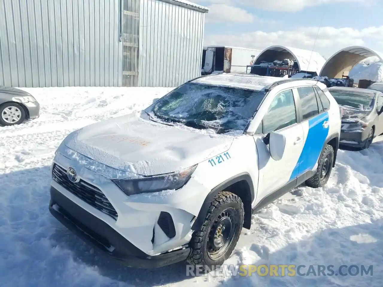 2 Фотография поврежденного автомобиля 2T3B1RFV5MC200999 TOYOTA RAV4 2021