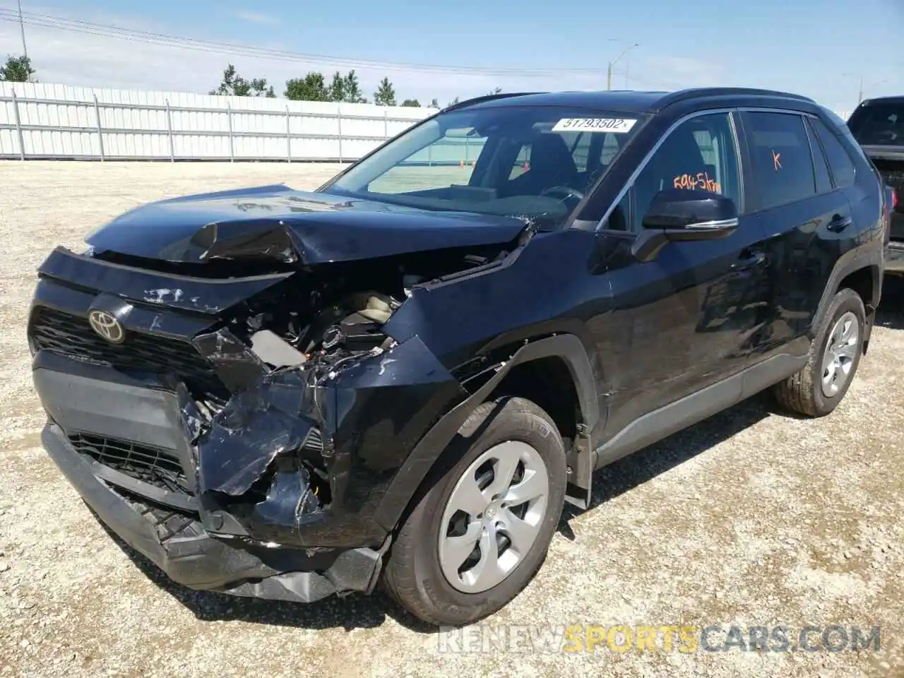 2 Photograph of a damaged car 2T3B1RFV5MW241535 TOYOTA RAV4 2021