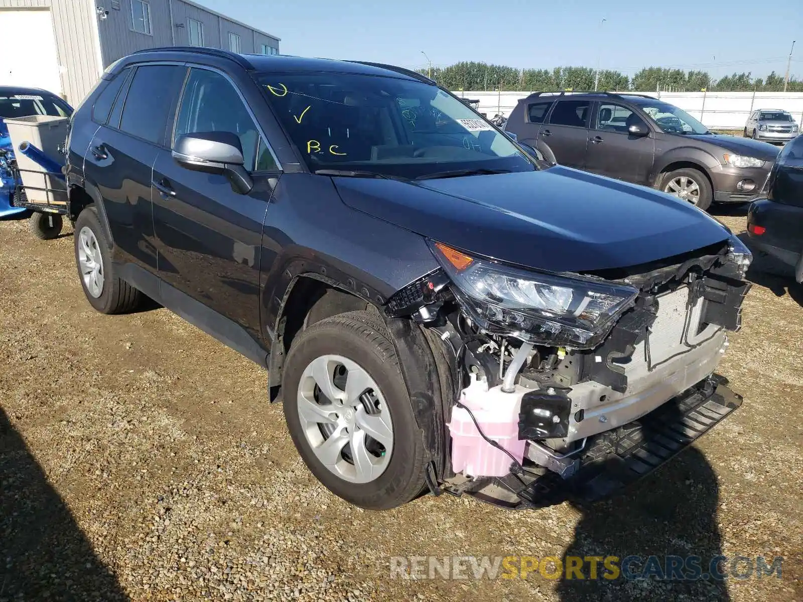 1 Photograph of a damaged car 2T3B1RFVXMC181575 TOYOTA RAV4 2021