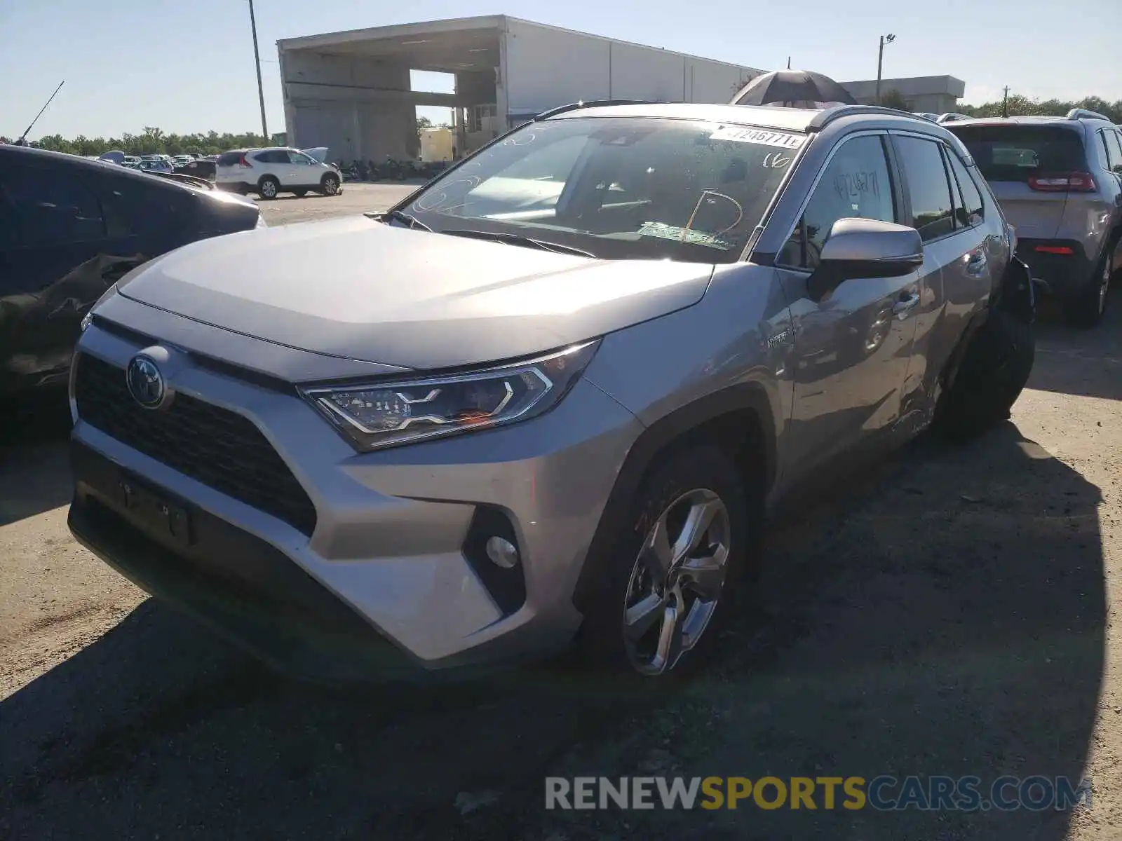 2 Photograph of a damaged car 2T3B6RFV0MW010902 TOYOTA RAV4 2021