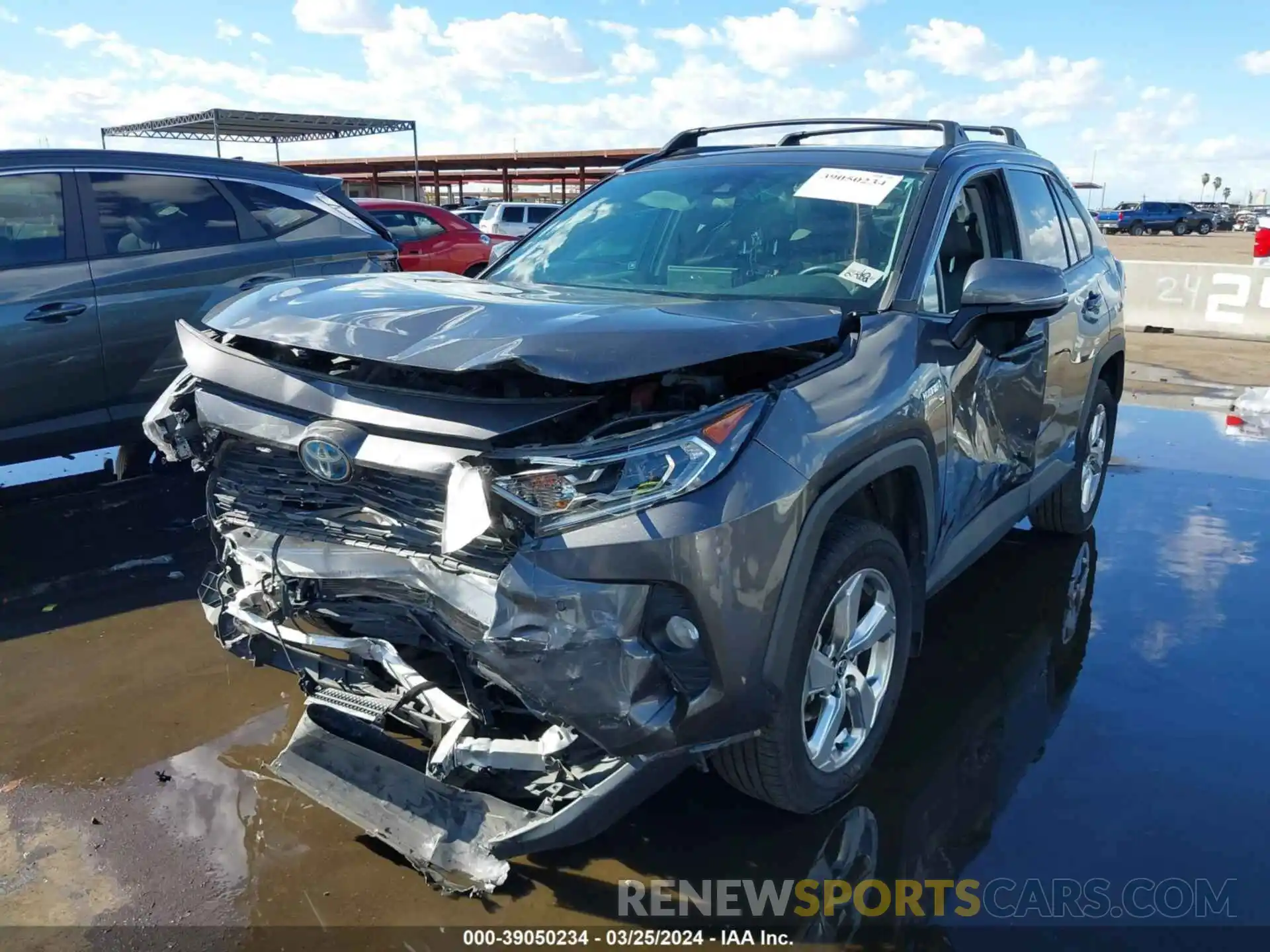 2 Photograph of a damaged car 2T3B6RFV0MW018269 TOYOTA RAV4 2021