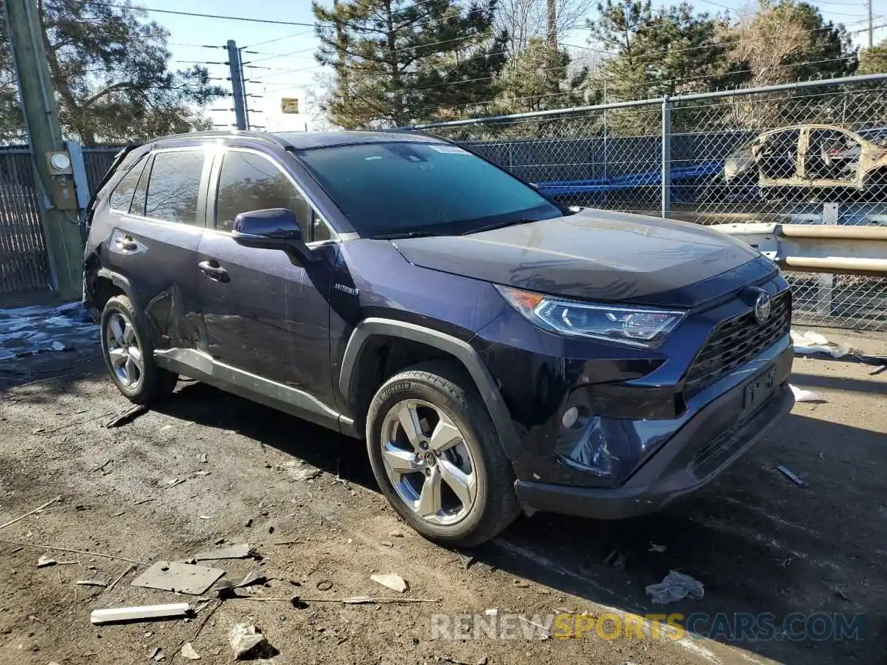 4 Photograph of a damaged car 2T3B6RFV0MW028090 TOYOTA RAV4 2021