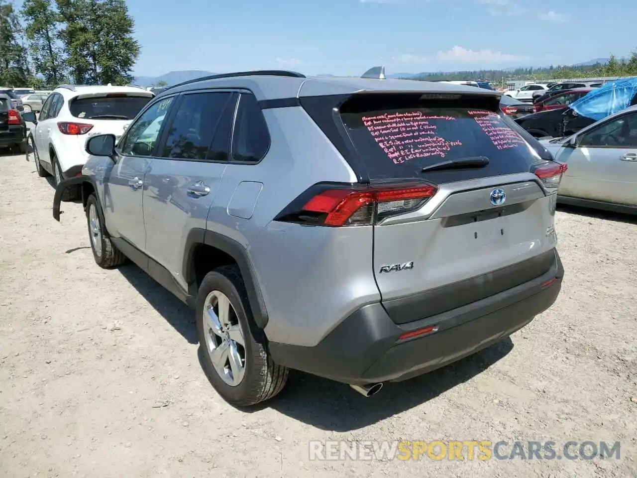 3 Photograph of a damaged car 2T3B6RFV1MW002324 TOYOTA RAV4 2021