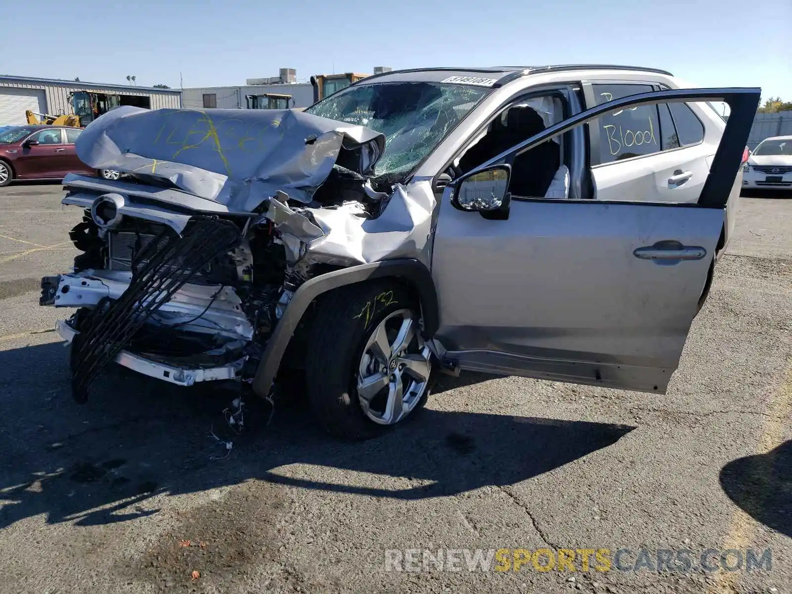 2 Photograph of a damaged car 2T3B6RFV1MW022394 TOYOTA RAV4 2021