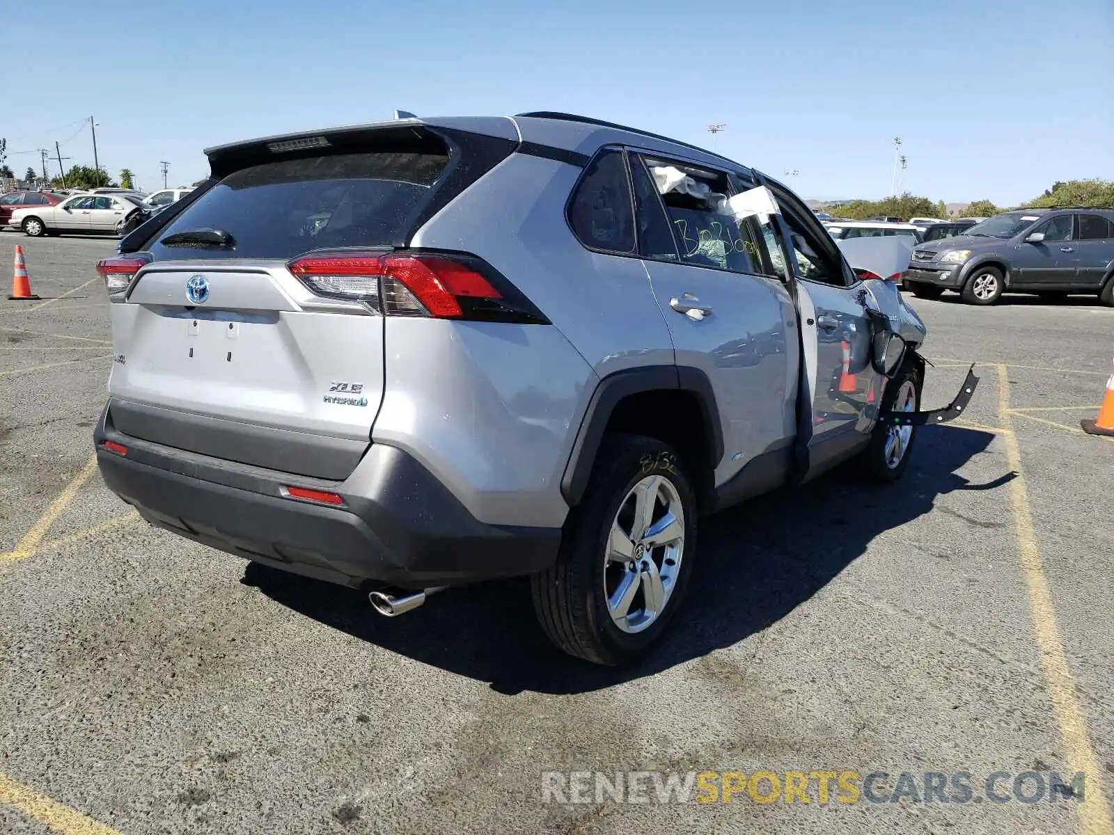 4 Photograph of a damaged car 2T3B6RFV1MW022394 TOYOTA RAV4 2021