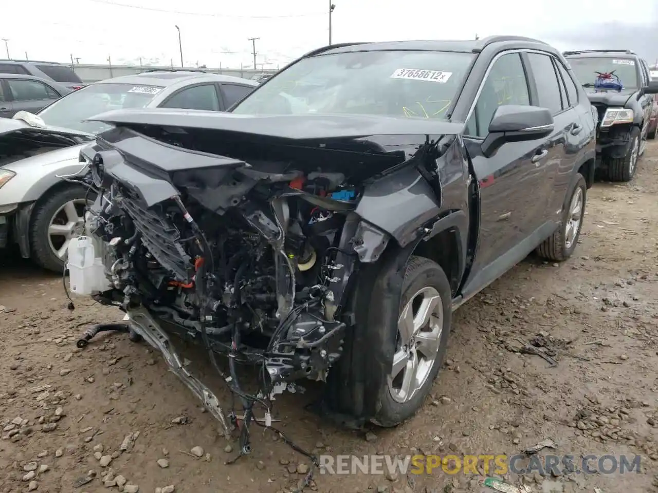 2 Photograph of a damaged car 2T3B6RFV2MW028477 TOYOTA RAV4 2021