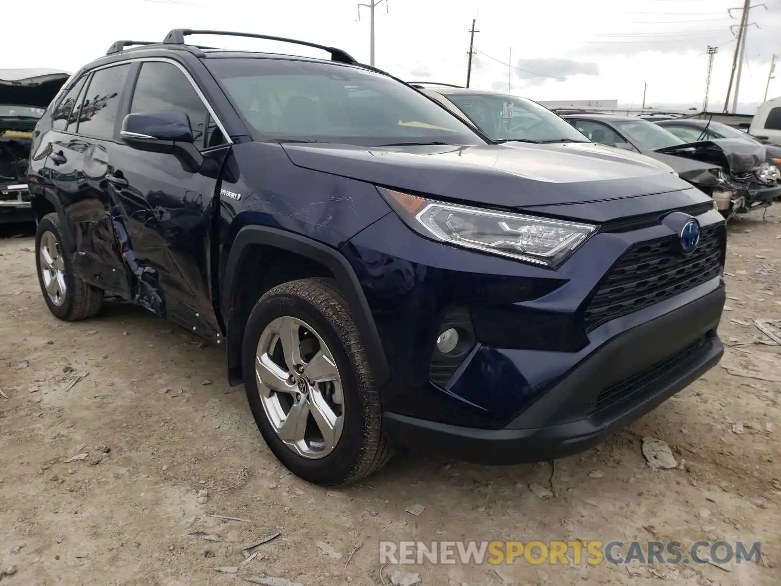 1 Photograph of a damaged car 2T3B6RFV3MW014703 TOYOTA RAV4 2021