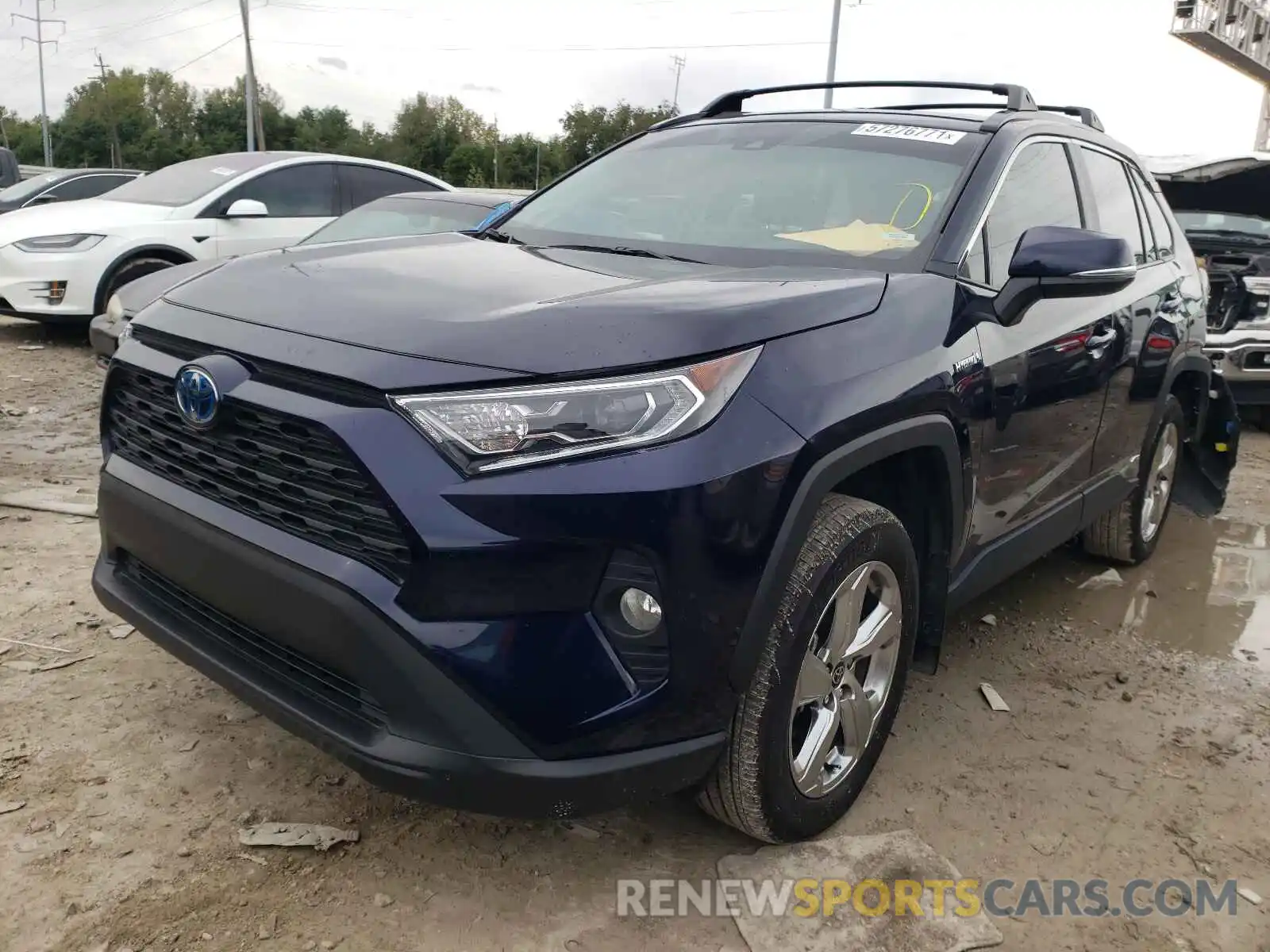 2 Photograph of a damaged car 2T3B6RFV3MW014703 TOYOTA RAV4 2021