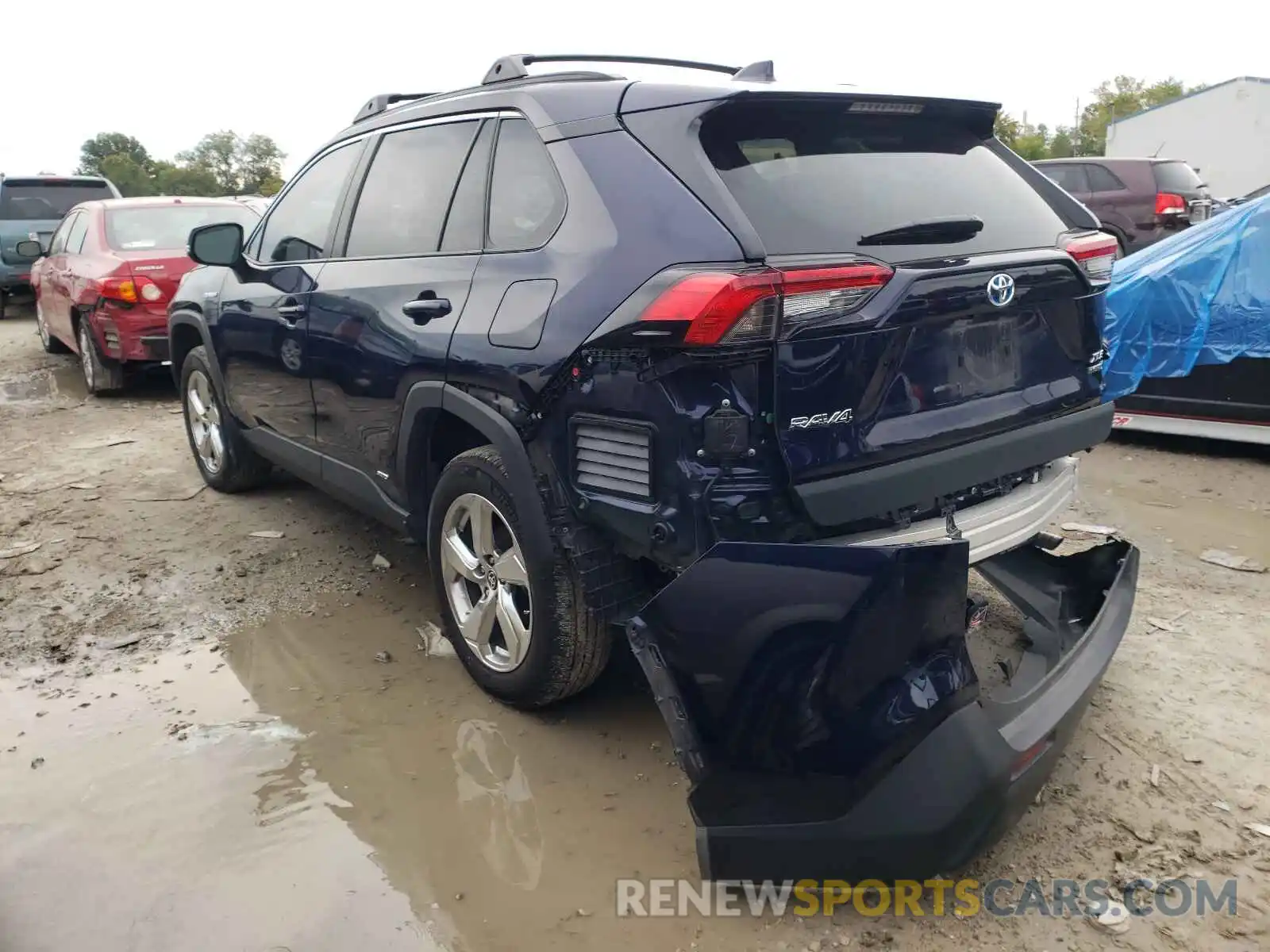 3 Фотография поврежденного автомобиля 2T3B6RFV3MW014703 TOYOTA RAV4 2021