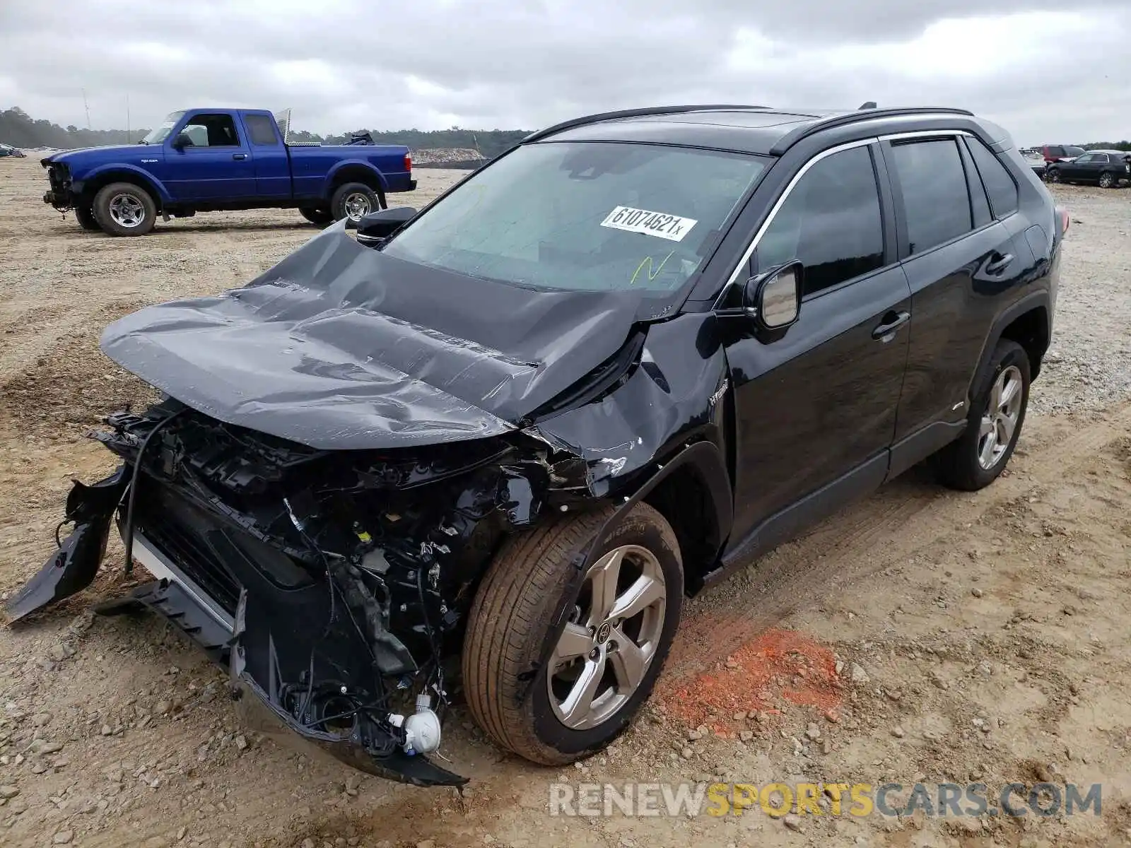 2 Photograph of a damaged car 2T3B6RFV3MW016953 TOYOTA RAV4 2021