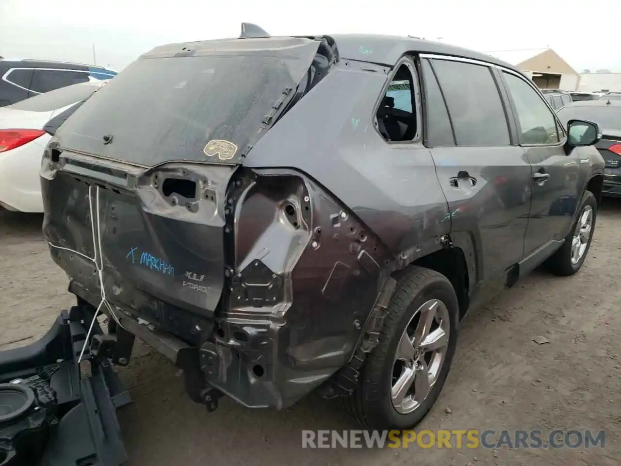 4 Photograph of a damaged car 2T3B6RFV3MW023238 TOYOTA RAV4 2021