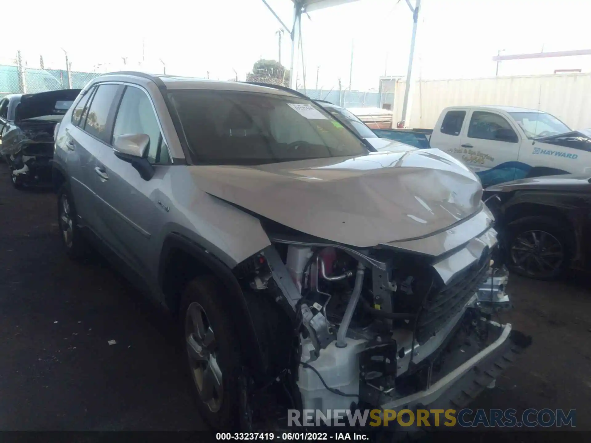 1 Photograph of a damaged car 2T3B6RFV4MW023653 TOYOTA RAV4 2021