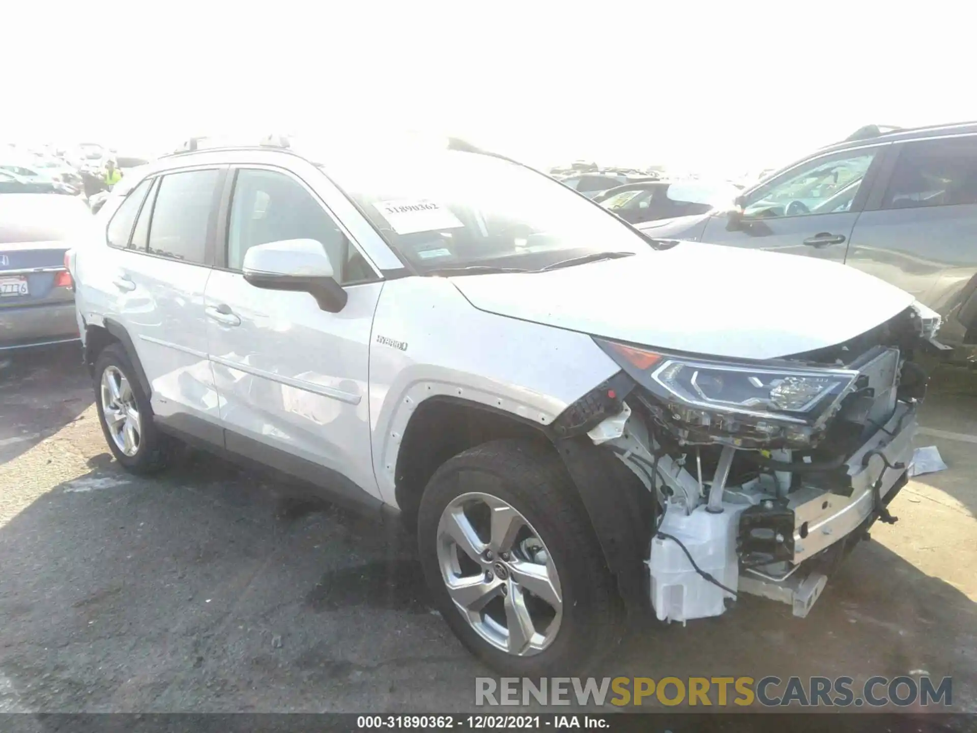 1 Photograph of a damaged car 2T3B6RFV4MW024060 TOYOTA RAV4 2021