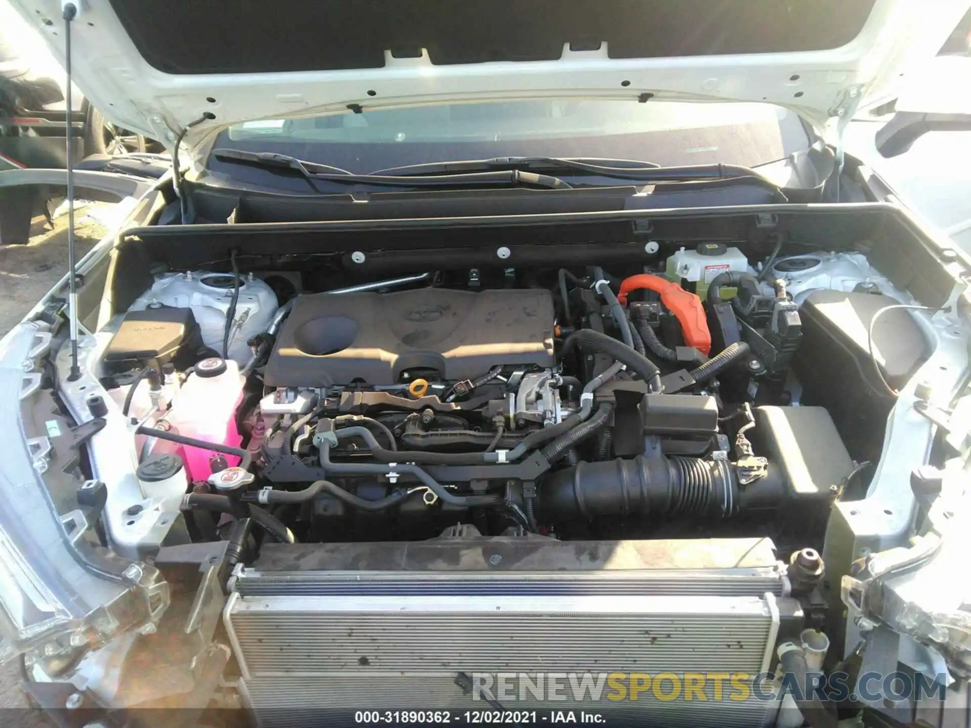 10 Фотография поврежденного автомобиля 2T3B6RFV4MW024060 TOYOTA RAV4 2021