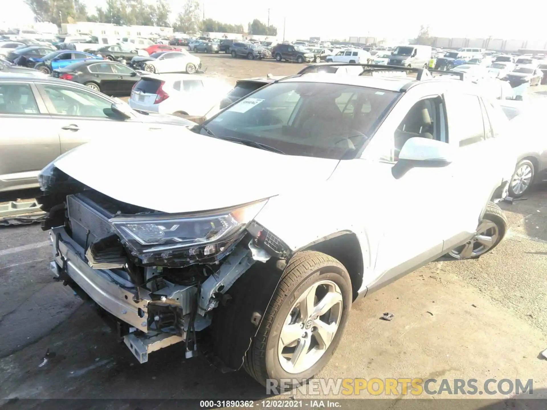 2 Photograph of a damaged car 2T3B6RFV4MW024060 TOYOTA RAV4 2021