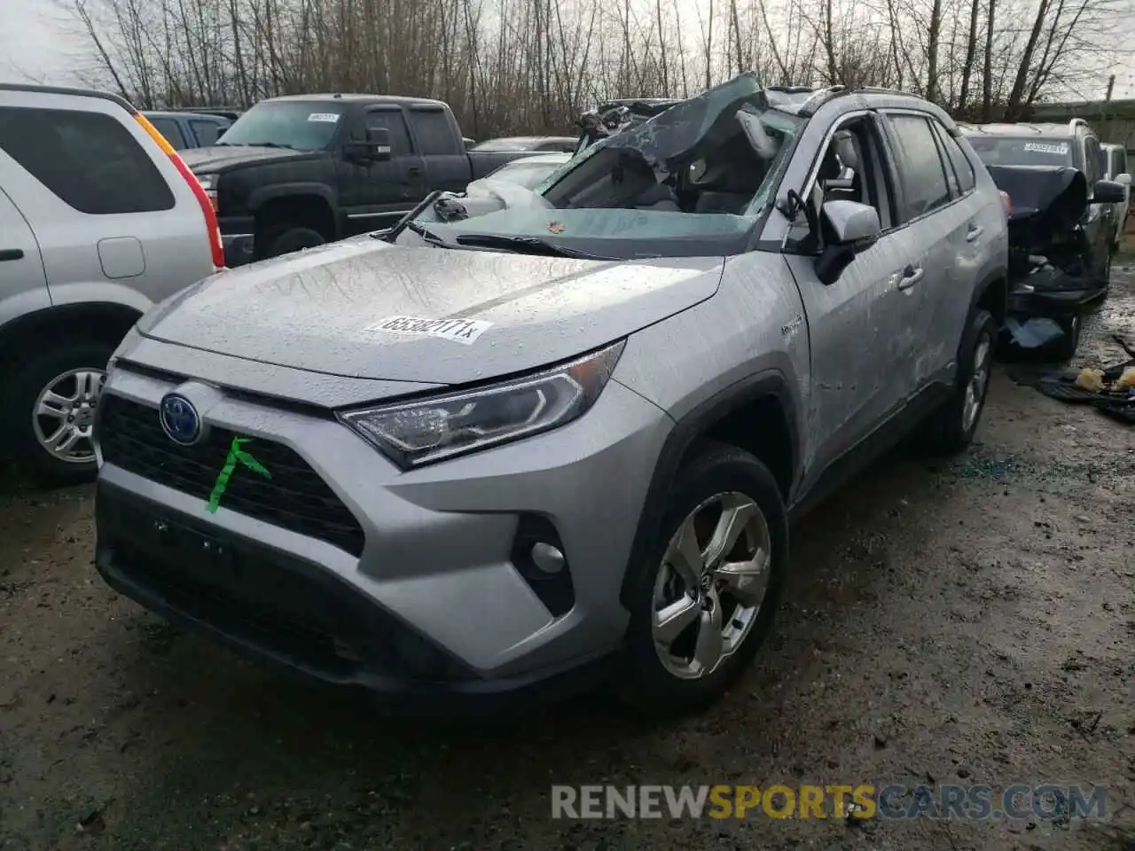 2 Фотография поврежденного автомобиля 2T3B6RFV5MW007218 TOYOTA RAV4 2021