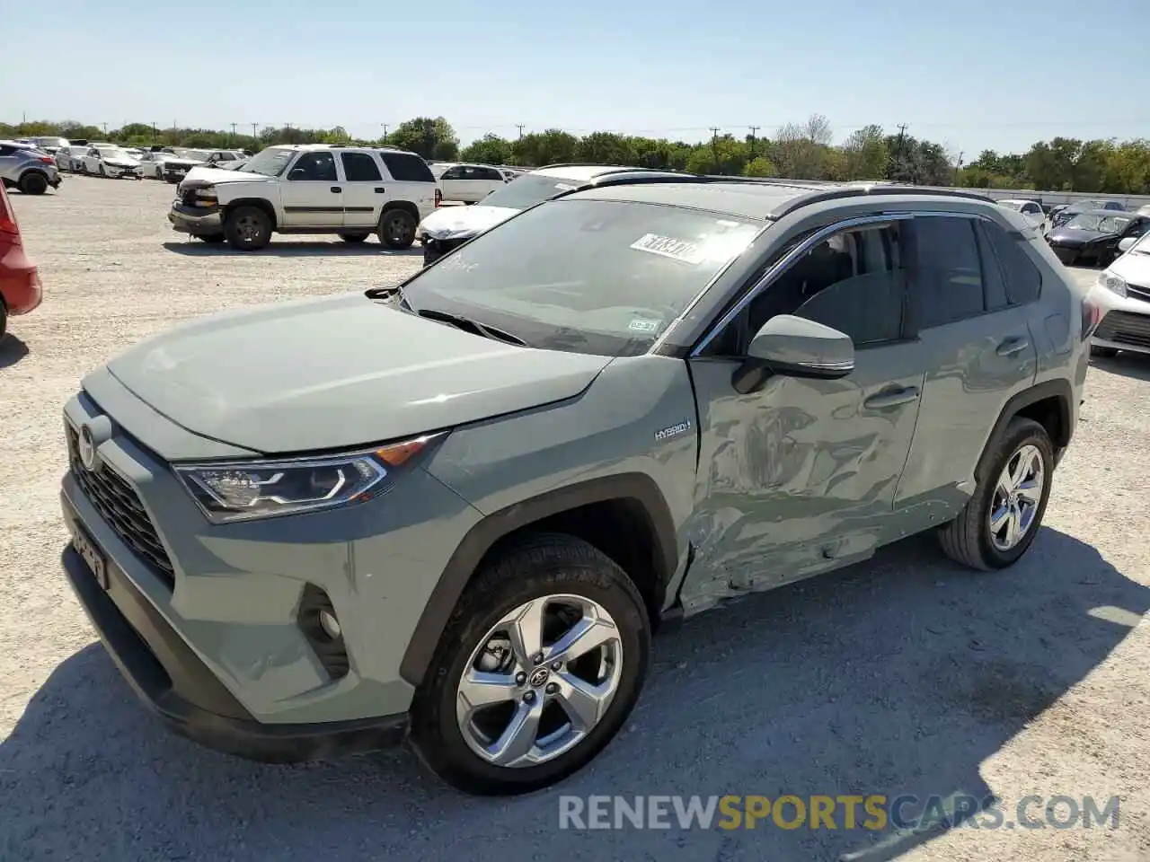 2 Photograph of a damaged car 2T3B6RFV5MW016730 TOYOTA RAV4 2021