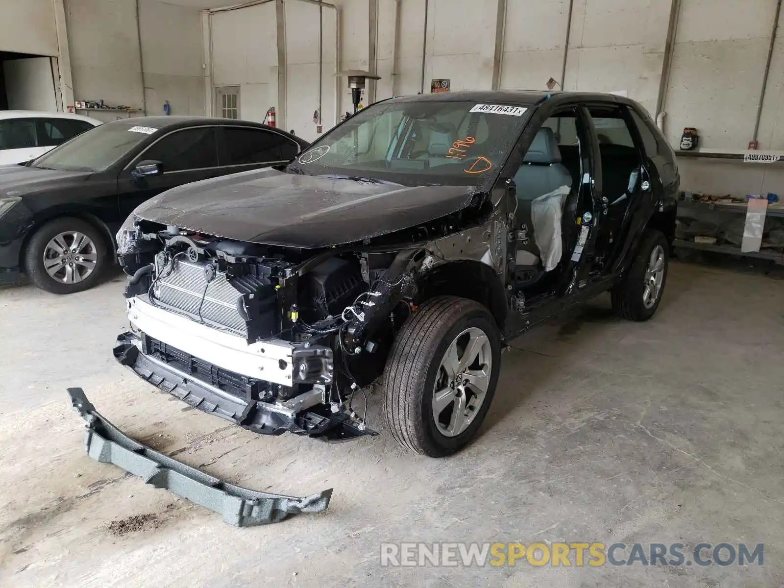 2 Фотография поврежденного автомобиля 2T3B6RFV5MW021443 TOYOTA RAV4 2021