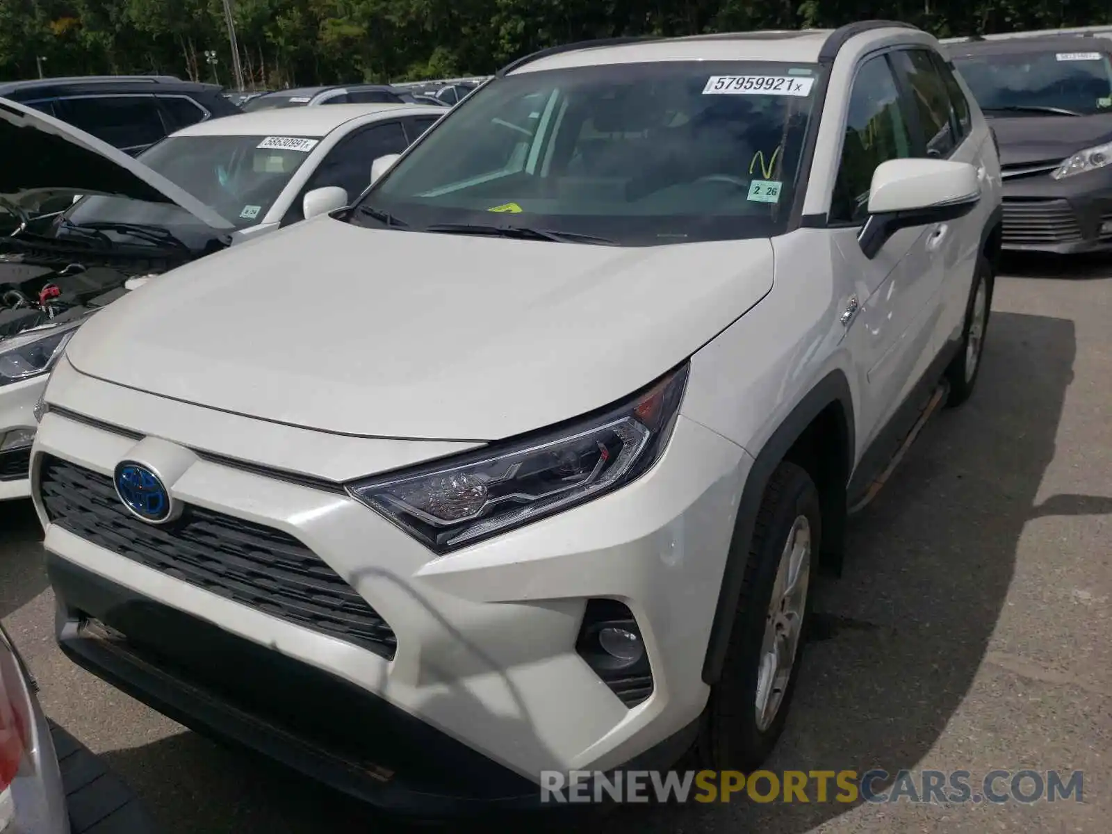 2 Photograph of a damaged car 2T3B6RFV9MW014284 TOYOTA RAV4 2021