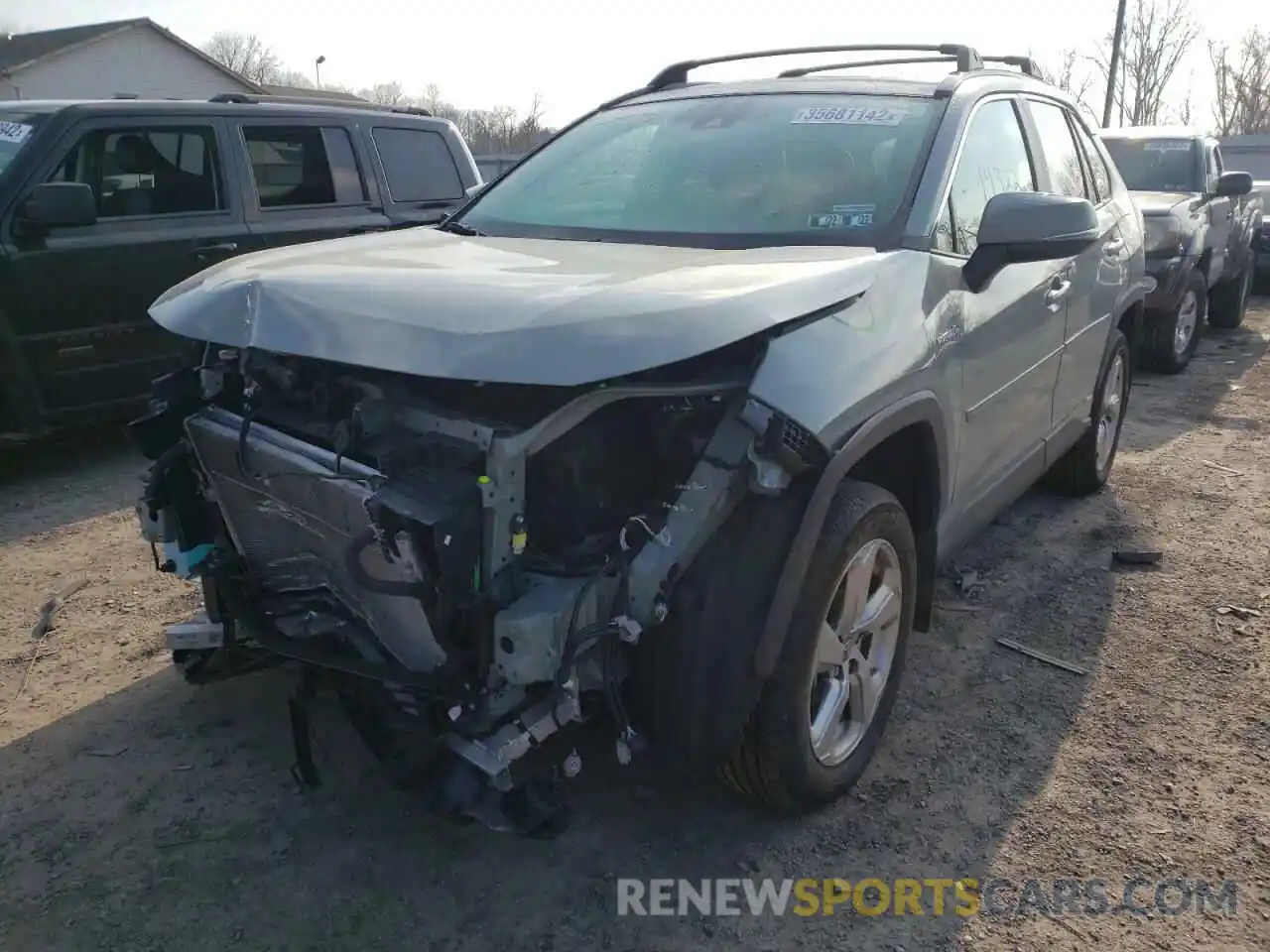 2 Photograph of a damaged car 2T3B6RFV9MW024779 TOYOTA RAV4 2021