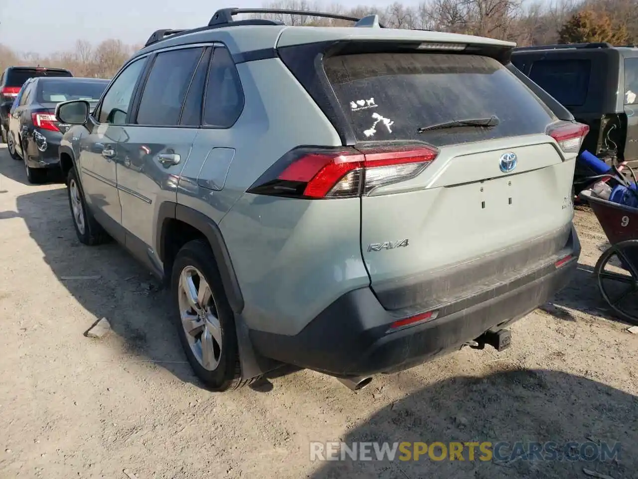 3 Photograph of a damaged car 2T3B6RFV9MW024779 TOYOTA RAV4 2021