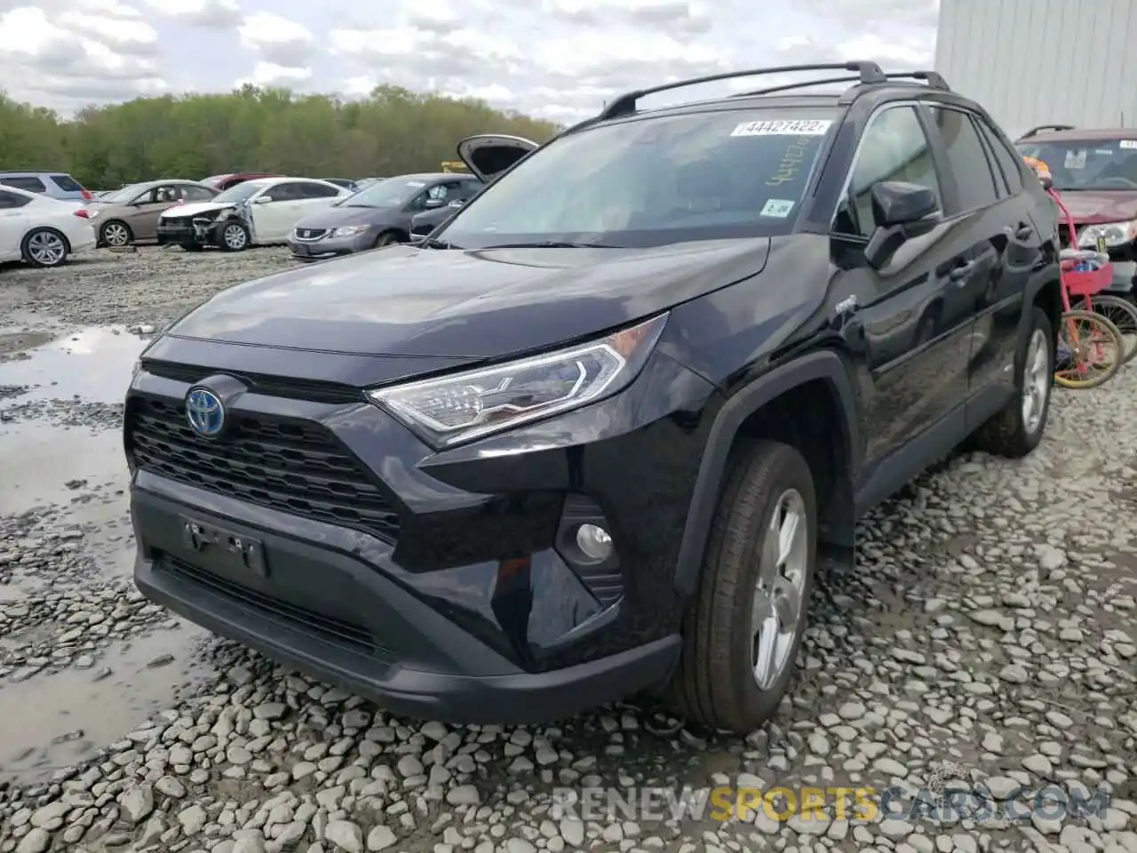 2 Photograph of a damaged car 2T3B6RFVXMW018389 TOYOTA RAV4 2021