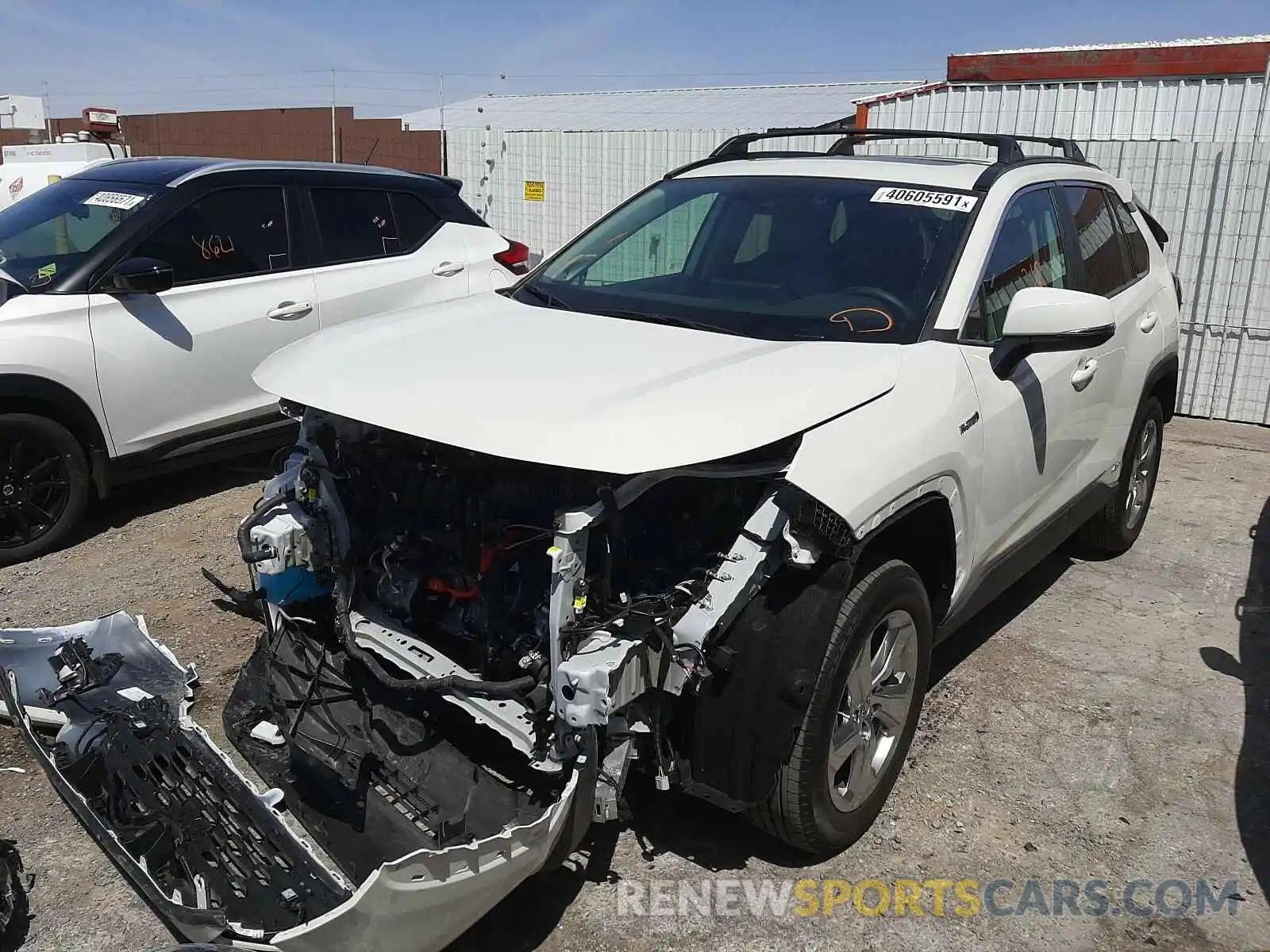 2 Photograph of a damaged car 2T3B6RFVXMW019560 TOYOTA RAV4 2021