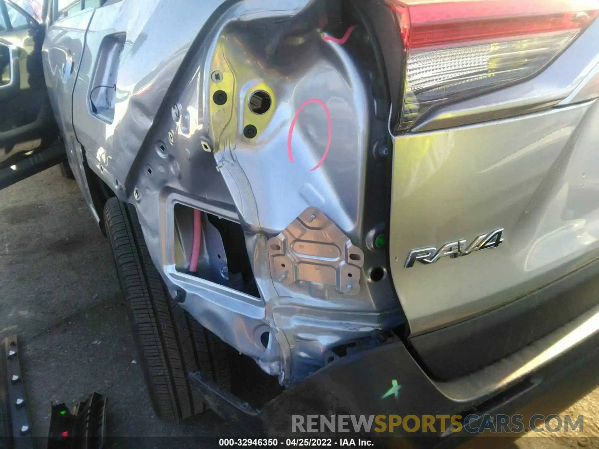 6 Photograph of a damaged car 2T3C1RFV0MC097057 TOYOTA RAV4 2021