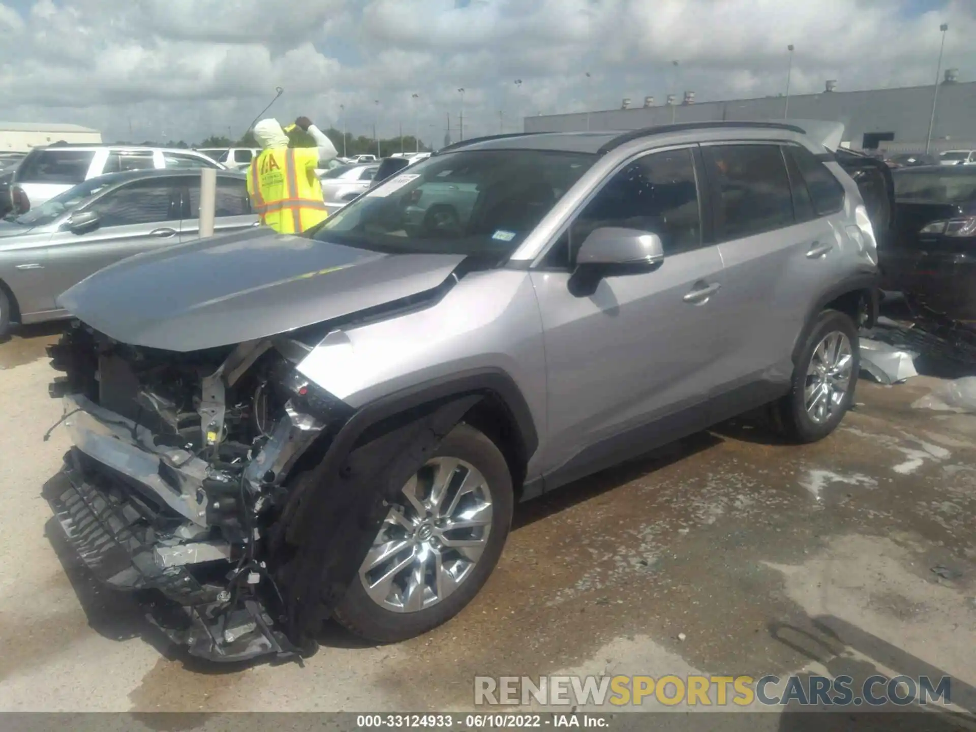 2 Photograph of a damaged car 2T3C1RFV0MC097611 TOYOTA RAV4 2021