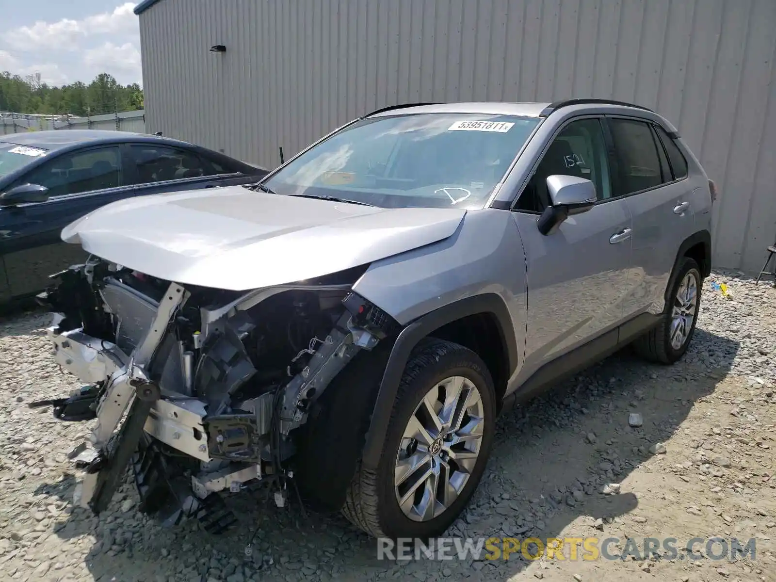 2 Photograph of a damaged car 2T3C1RFV0MC112186 TOYOTA RAV4 2021