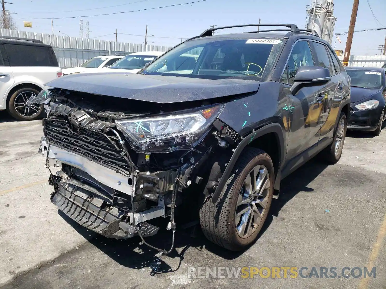 2 Photograph of a damaged car 2T3C1RFV0MC139677 TOYOTA RAV4 2021