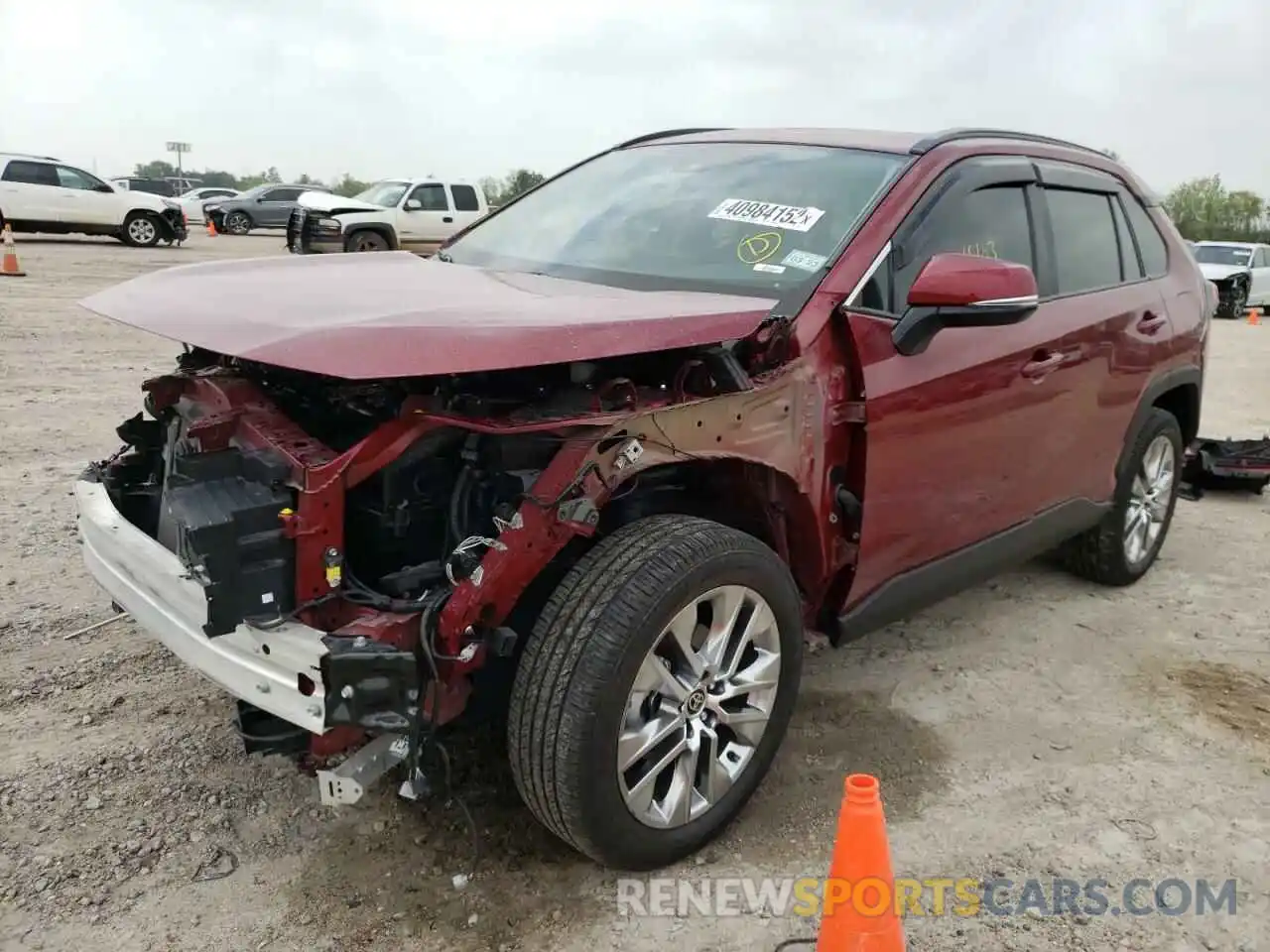 2 Photograph of a damaged car 2T3C1RFV0MW134932 TOYOTA RAV4 2021