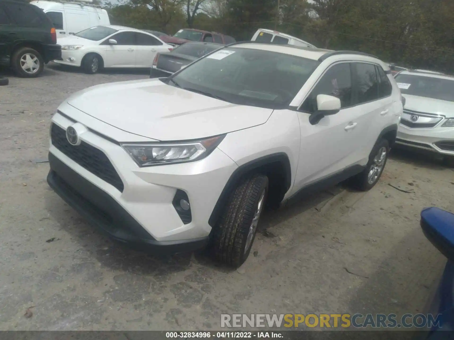 2 Фотография поврежденного автомобиля 2T3C1RFV0MW148118 TOYOTA RAV4 2021